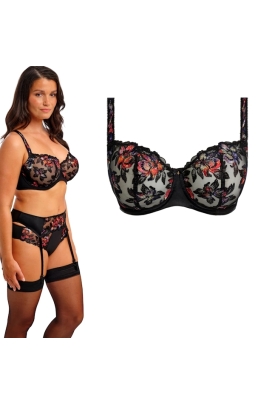 Fantasie Magdalena noir half-cup biustonosz soft