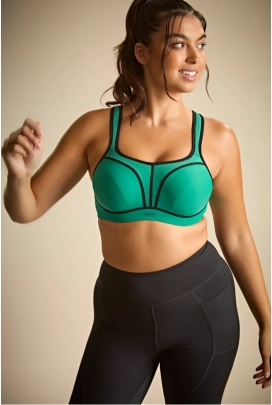 Panache Sport green biustonosz sportowy z fiszbinami