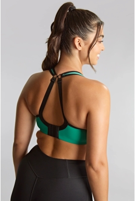 Panache Sport green biustonosz sportowy z fiszbinami