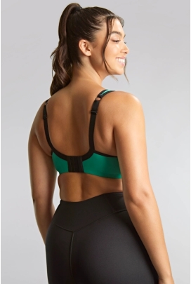 Panache Sport green biustonosz sportowy z fiszbinami