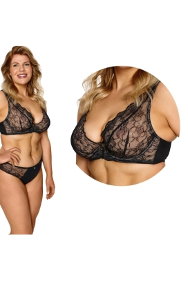 Lupoline 2608 czerń biustonosz braletka soft