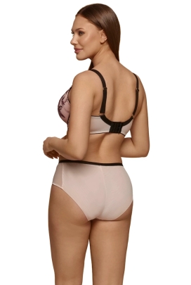 Dalia Avril malinowy brokat K24 biustonosz semi-soft