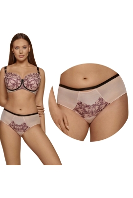 Dalia Avril malinowy brokat figi maxi