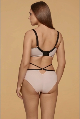 Dalia Avril malinowy brokat K26 biustonosz soft