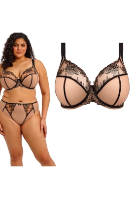 Elomi Teagan cafe au lait plunge biustonosz soft