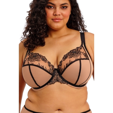 Elomi Teagan cafe au lait plunge biustonosz soft