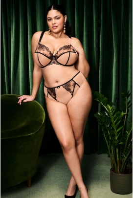 Elomi Teagan cafe au lait plunge biustonosz soft