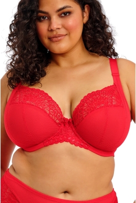 Elomi Tiernie red plunge biustonosz soft