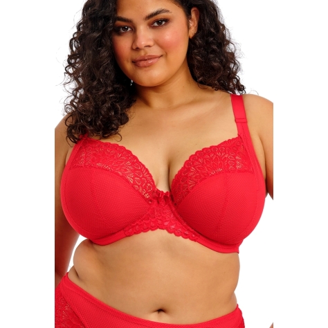 Elomi Tiernie red plunge biustonosz soft