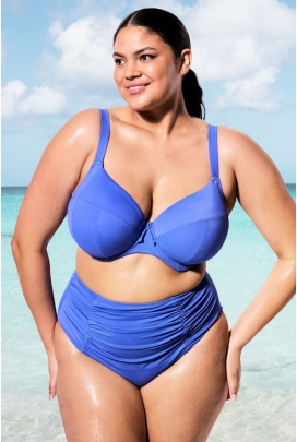 Elomi Plain Sailing azure plunge soft biustonosz do stroju kąpielowego