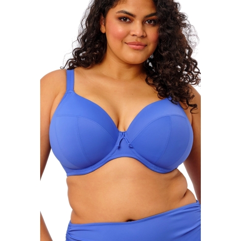 Elomi Plain Sailing azure plunge soft biustonosz do stroju kąpielowego