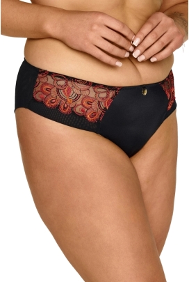 Lupoline 2612 black/orange figi klasyczne do kompletu 2613