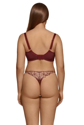 Dalia Rossa bordo mocca K24 biustonosz semi-soft