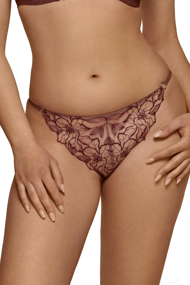 Dalia Rossa  bordo mocca stringi