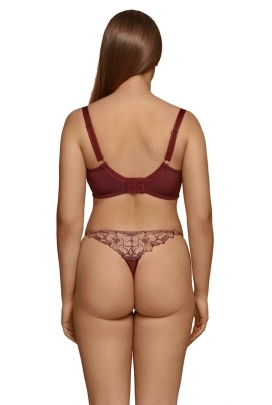 Dalia Rossa  bordo mocca stringi