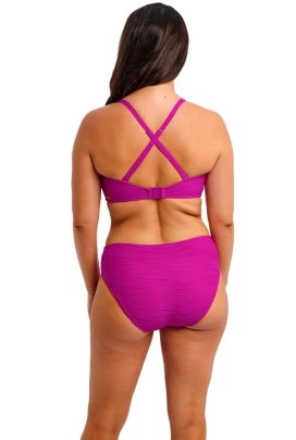 Fantasie Beach Waves bright fuchsia bandeau biustonosz do stroju kąpielowego