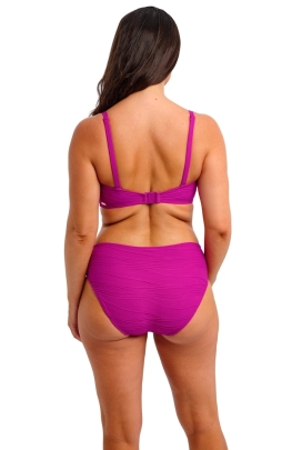 Fantasie Beach Waves bright fuchsia bandeau biustonosz do stroju kąpielowego