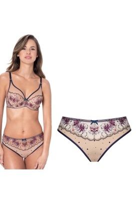 Samanta Frida M300 szafirowy figi tanga