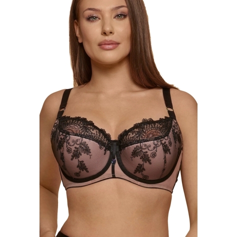 Dalia Roma K24 czarny mocca biustonosz semi-soft Dalia Roma K24 czarny mocca biustonosz semi-soft