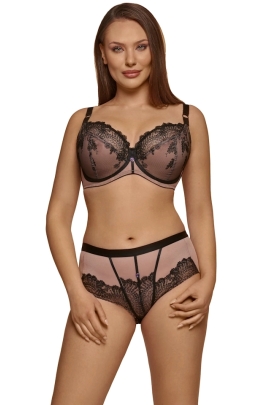 Dalia Roma czarny mocca figi maxi