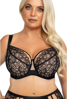 KrisLine Emma brasoft czarny biustonosz miękki