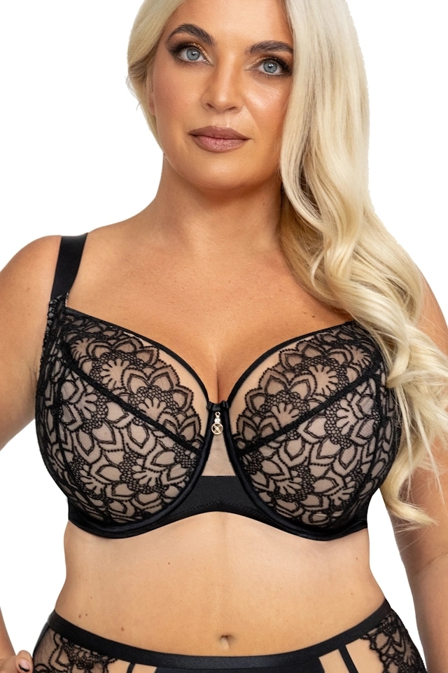 KrisLine Emma brasoft czarny biustonosz miękki