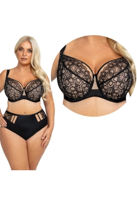 KrisLine Emma brasoft czarny biustonosz miękki