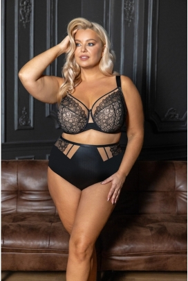 KrisLine Emma brasoft czarny biustonosz miękki