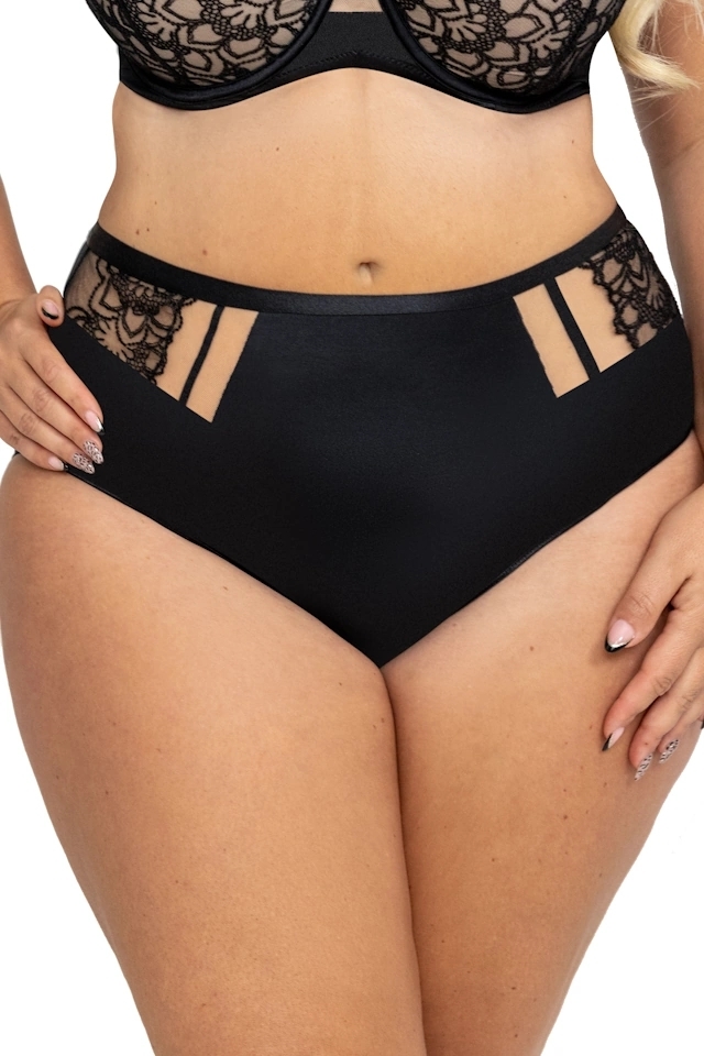 KrisLine Emma czarny figi klasyczne