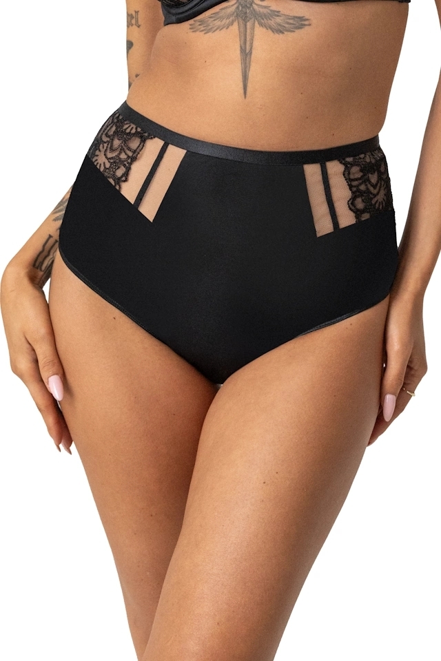 KrisLine Emma czarny figi wysokie