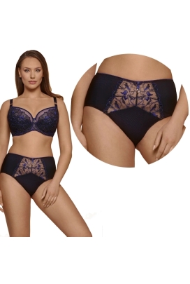 Dalia Cobalt czarny kobalt figi maxi