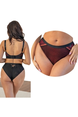 KrisLine Cabaret black red figi klasyczne