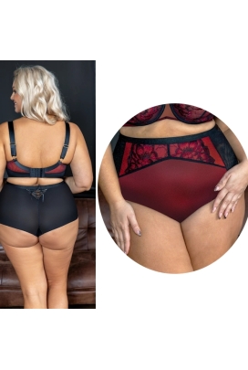 KrisLine Cabaret black red figi wysokie