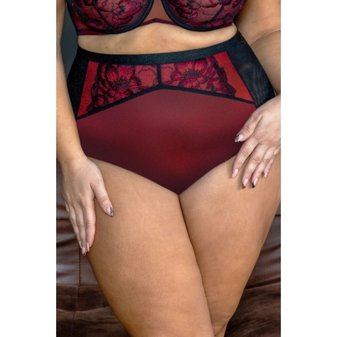 KrisLine Cabaret black red figi wysokie