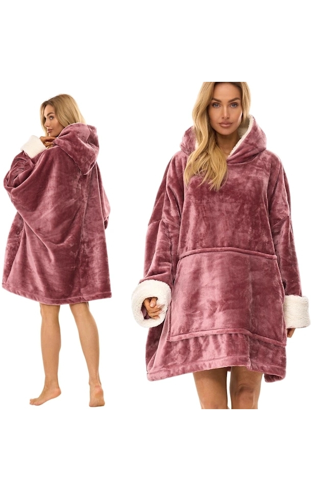 L&L 25 Bluza Hoodie 2467 kocobluza róż