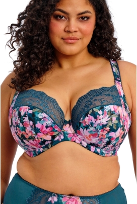 Elomi Lucie teal floral biustonosz soft