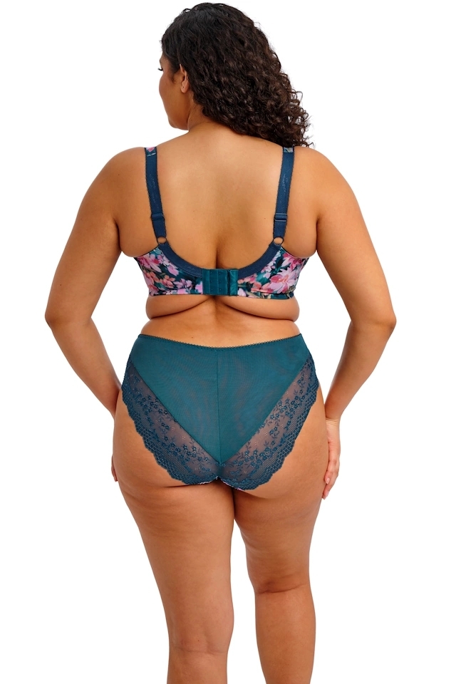 Elomi Lucie teal floral figi klasyczne