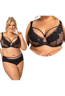 Nessa Gloria czarny biustonosz soft