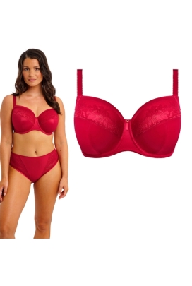 Fantasie Illusion red biustonosz miękki na fiszbinach