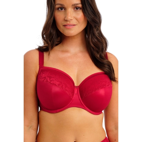 Fantasie Illusion red biustonosz miękki na fiszbinach