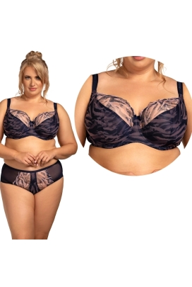 Nessa Karla granatowy biustonosz soft