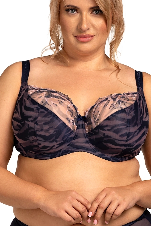 Nessa Karla granatowy biustonosz soft