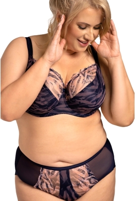 Nessa Karla granatowy biustonosz soft