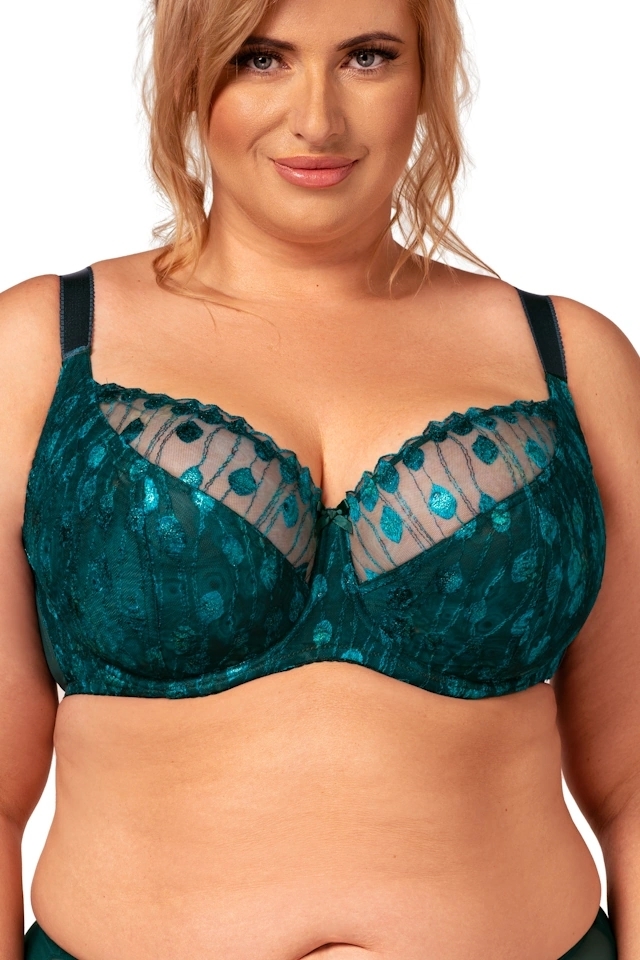 Nessa Ines zieleń biustonosz soft