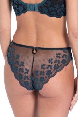 Samanta Scarlett lazur M400 figi tanga wysokie