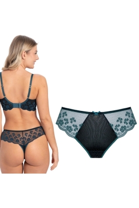 Samanta Scarlett lazur C400 stringi wysokie