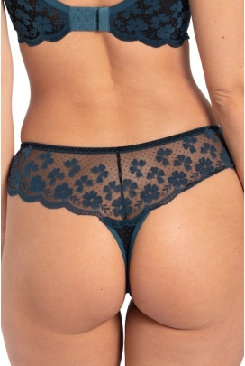 Samanta Scarlett lazur C400 stringi wysokie