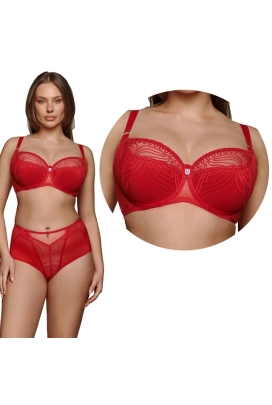 Dalia Fire czerwień K24 biustonosz semi-soft