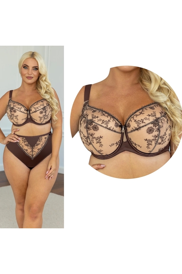 KrisLine Mocca macchiat full-cup biustonosz soft