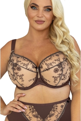 KrisLine Mocca macchiat full-cup biustonosz soft